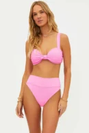 Ribbed High-Waist Bikini Set