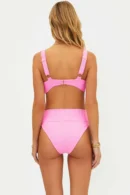 Ribbed High-Waist Bikini Set