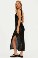 Agentlx Midnight Mesh Maxi Dress