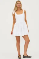 Agentlx Tie-Strap Mini Dress