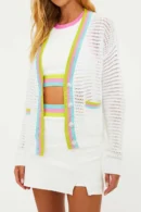 Agentlx Pastel Trim Knit Set