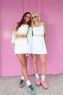 Agentlx Pastel Trim Knit Set