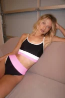 Color Block High-Waisted Sport Bikini Set