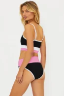 Color Block High-Waisted Sport Bikini Set